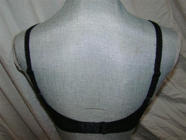 NWT Wacoal 34D In Bloom Underwire Bra 855237 Black Silver 136423