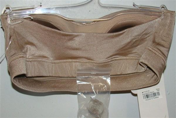 NWT Maidenform S/32 Dream Strapless Bandeau Bra 40974 Beige 136427