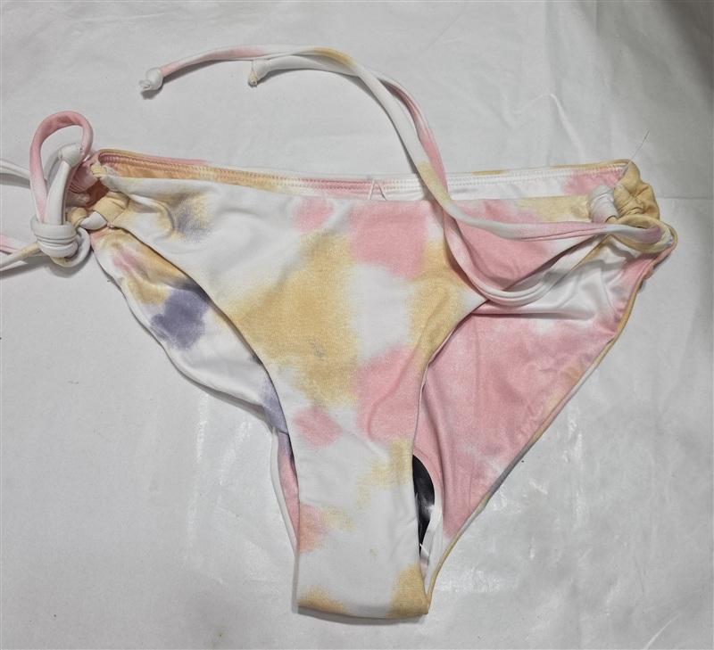 NWOT Volcom S Tie Dye Side Tie Bikini Swim Bottom 136437