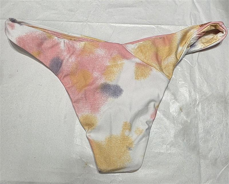 NWT Volcom Tie-Dye For Scoop XS Halter Bandeau Bikini Swim Top & S Bottom 136438