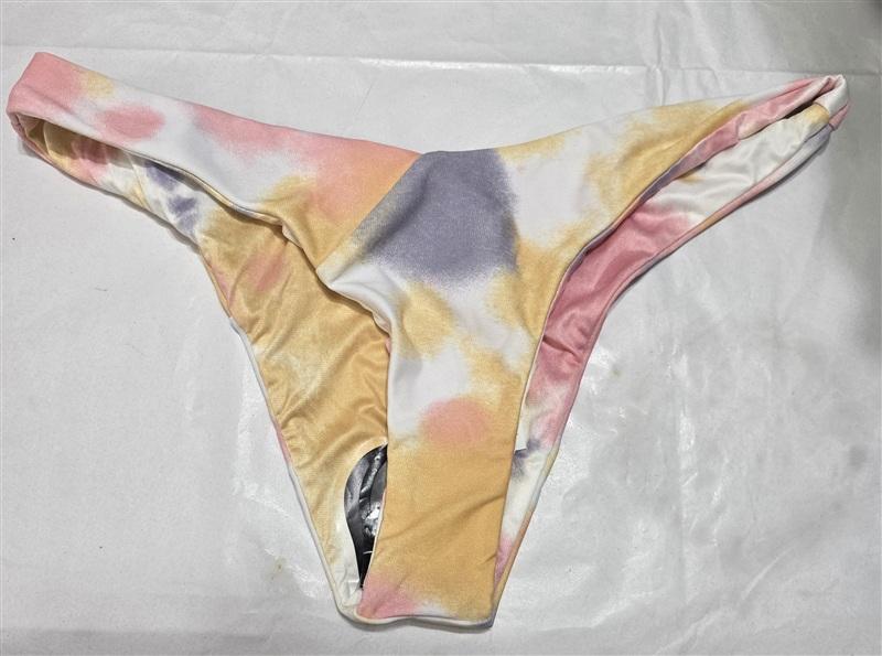 NWT Volcom Tie-Dye For Scoop XS Halter Bandeau Bikini Swim Top & S Bottom 136438
