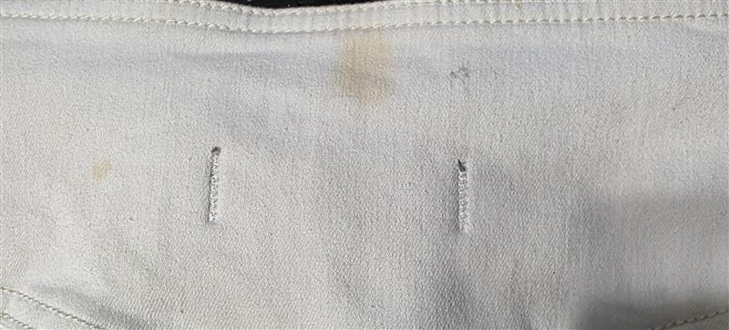 NWOTD WE FREE PEOPLE 35 High Rise Raw Hem Distressed Wide Leg White Jeans 136446