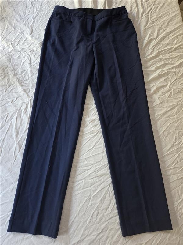 NWOT Inc 8 Skinny Navy Blue Button Skinny Pants 136447