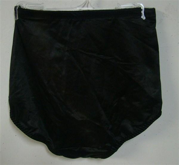 NWOT Bali Shapewear 8710 Large Black Tummy Panel Moderate Control Brief 136474