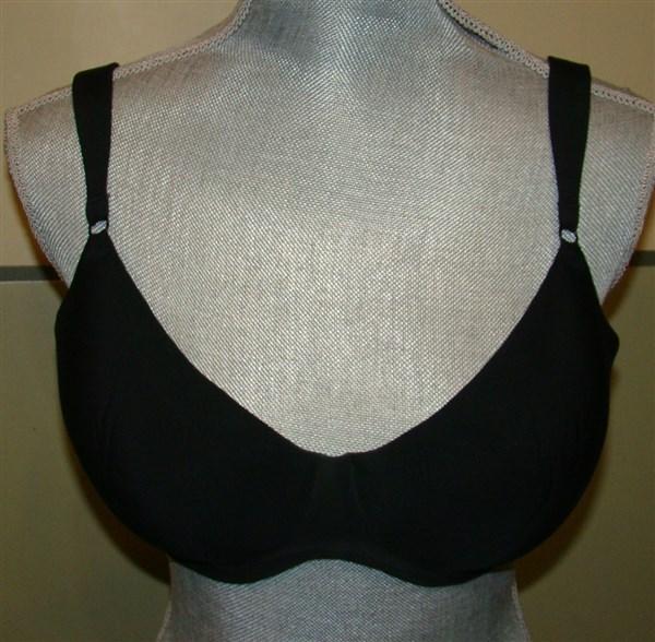 NWT Wacoal 32C Black Seam Free T-Shirt Underwire Bra 85380 136477
