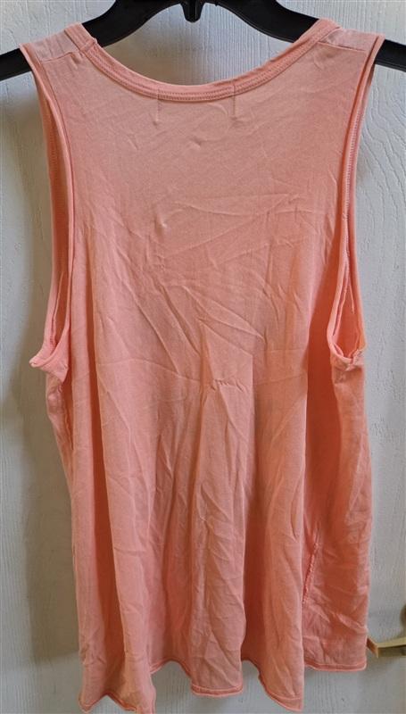 NWOTD Wildfox XS My Aur Color Is Glitter Raw Tank Orange 136490
