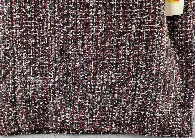 NWOT Calvin Klein 20W Boucle Mini Skirt Black Pink 136507