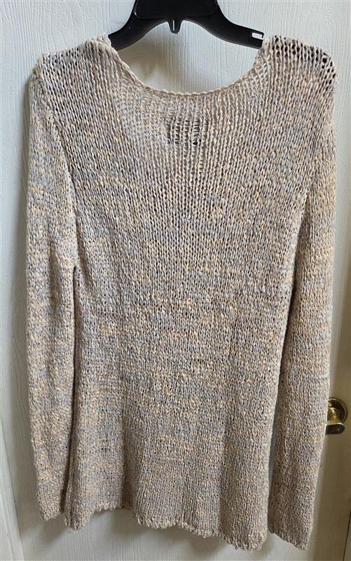 NWT Anthropologie J.O.A. L Marled Open Knit Pullover Sweater 136515