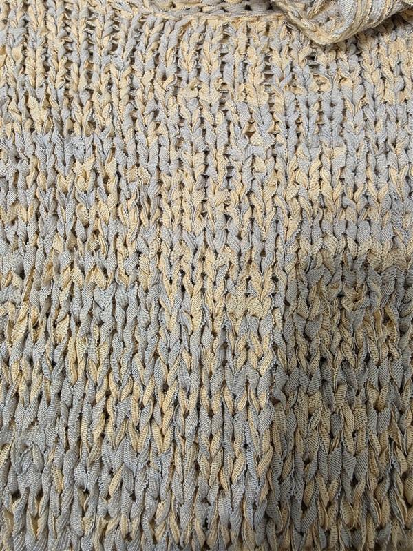 NWT Anthropologie J.O.A. L Marled Open Knit Pullover Sweater 136515
