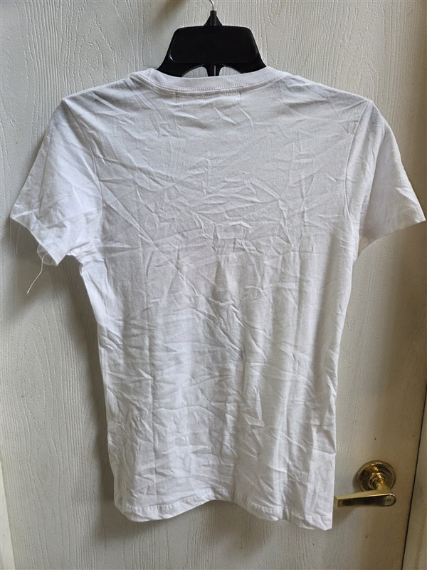 NWOT Michael Stars XS Use Your Voice & Vote T Shirt White 136537