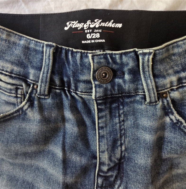 NWT Flag & Anthem 6 /28 Boot Cut Jeans Stretch 136544