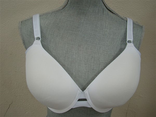 NWOT Warners 38D No Side Effect Underarm Smooth Underwire Bra 1356 White 136566