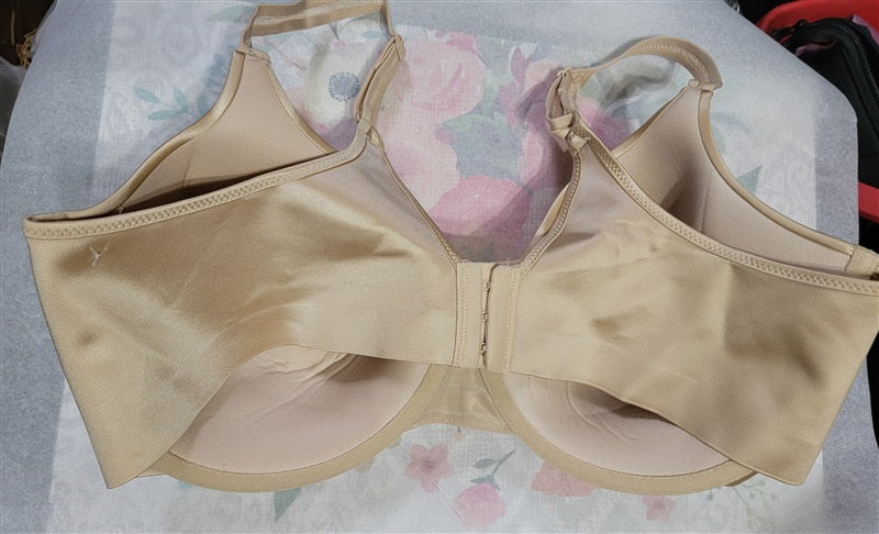 NWPT Maidenform 36C Luxe Extra Coverage Back Smoothing Bra DM7540 Beige 136569