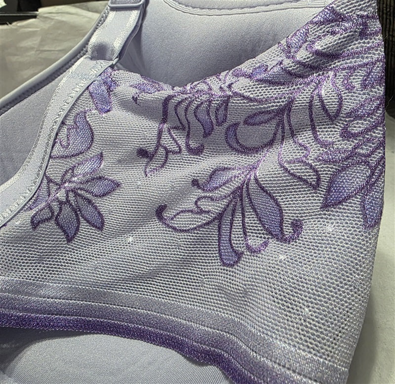 NWT Wacoal 34DD Net Effect Underwire T-Shirt Bra 853340 Purple 136573