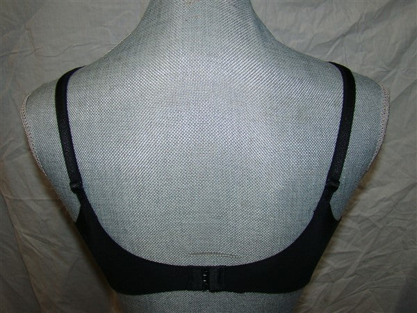 NWT Warner's 34C No Side Effects Wire-Free Bra 1056 Black 136575