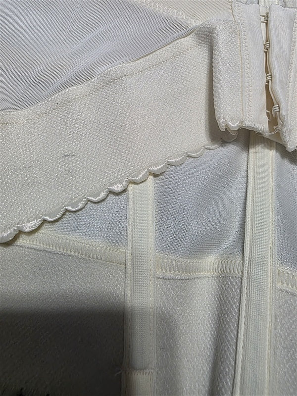 NWOT DOMINIQUE 32D NOEMI STRAPLESS LONGLINE BRA 6377 Ivory 136576