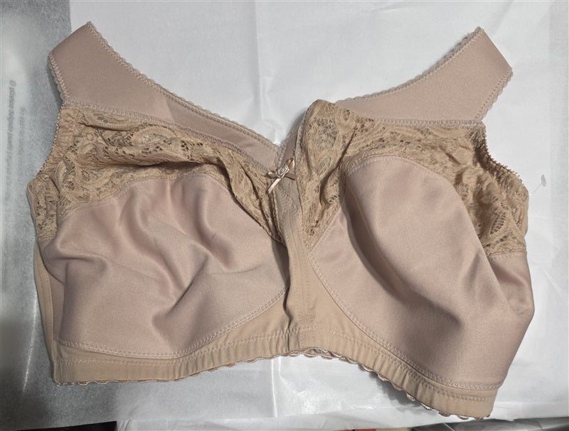 NWOT Glamorise 50B Magic Lift Cotton Full Fig 1001 Wireless Support Bra 136583