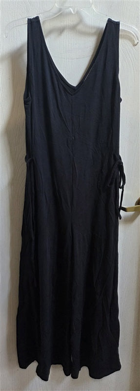 NWt Anybody SM Cozy Knit Wide leg Jumpsuit Black 136585