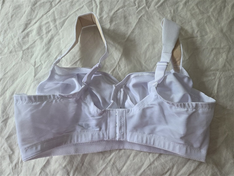 NWOT Glamorise 36DD Soft Shoulders Full-Figure T-Shirt Bra 1080 White 136591