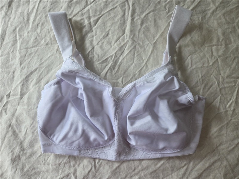 NWOT Glamorise 36DD Soft Shoulders Full-Figure T-Shirt Bra 1080 White 136591