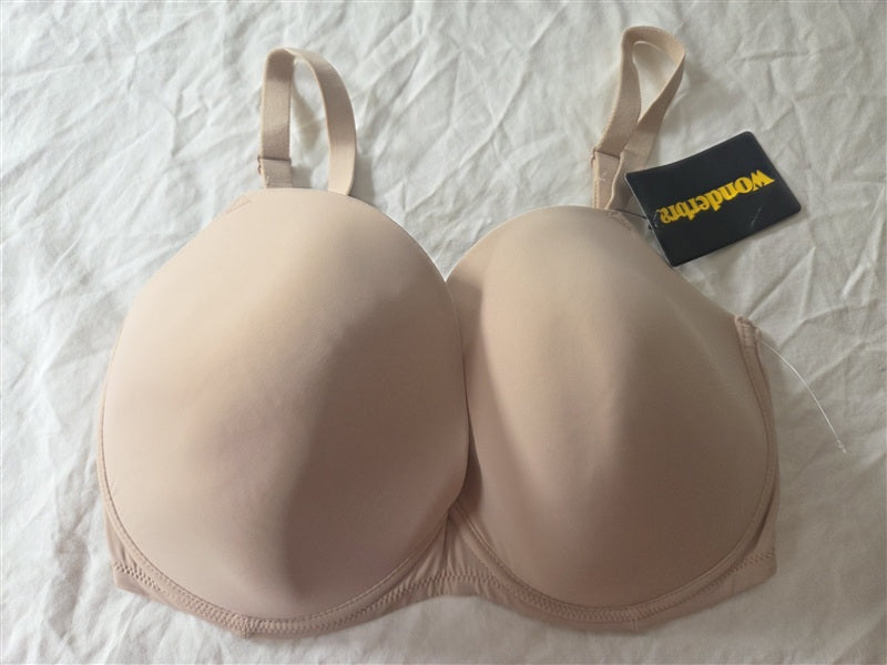 NWT Wonderbra 34G Ultimate T-Shirt Underwire Bra WB9443 Beige 136596