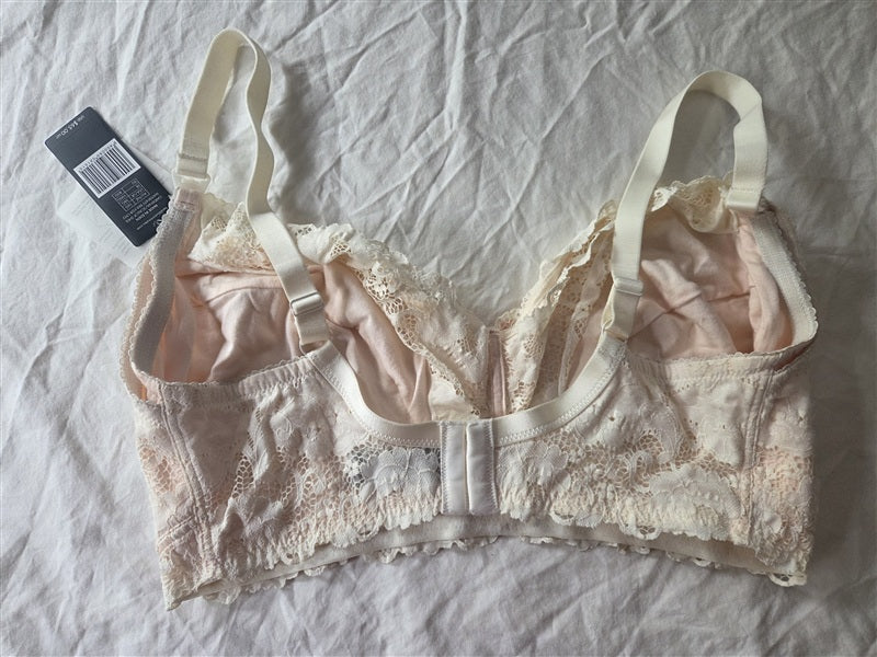 NWT Heidi Klum 38G Made in Eden Gardenia Maternity Bra H28-1392 Ivory 136601