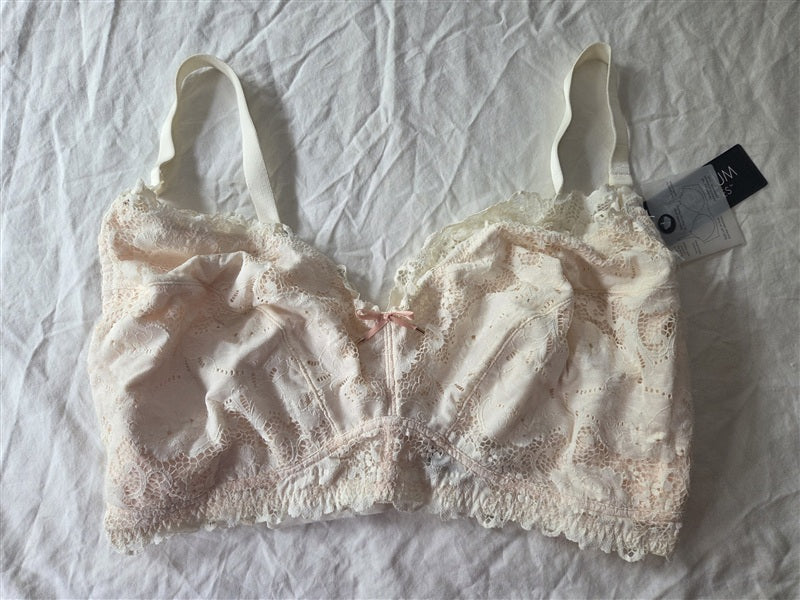 NWT Heidi Klum 38G Made in Eden Gardenia Maternity Bra H28-1392 Ivory 136601
