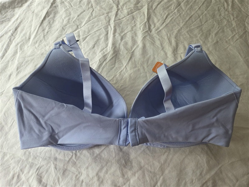 NWT Warner's 40D Flex Revolution Underwire Contour Bra RD3761A Blue 136609