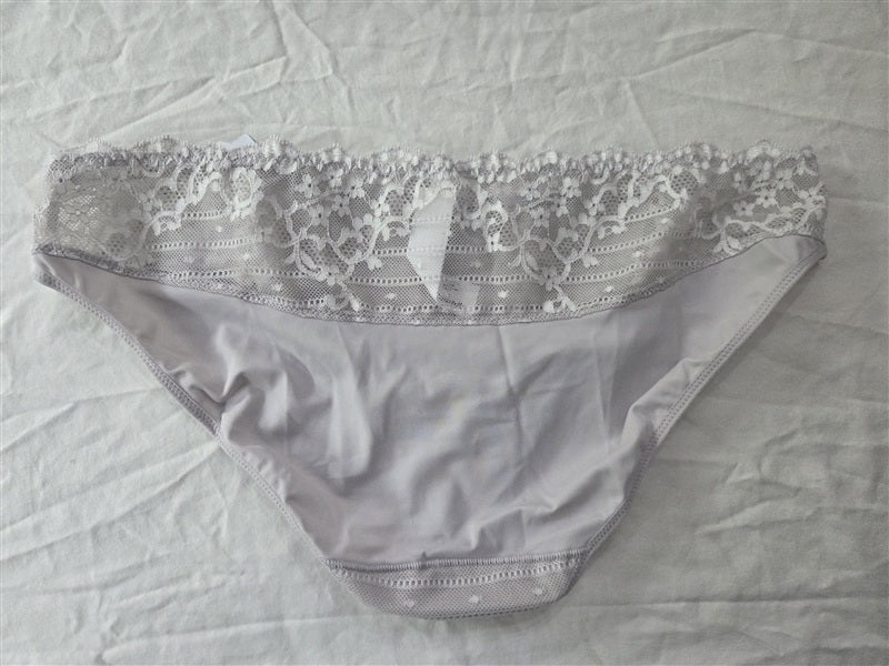 NWT Chantelle XL RIVE GAUCHE Low Rise Panty 3087 Gray 136616