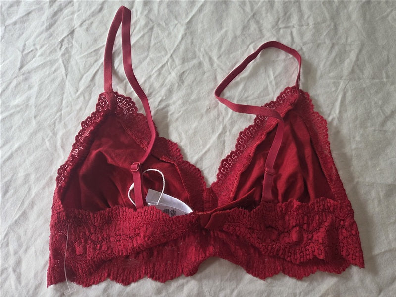 NWOT Cosabella Amore M Lovee 1381 Longline Bralette Red 136617