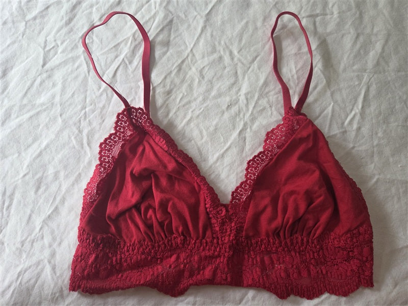 NWOT Cosabella Amore M Lovee 1381 Longline Bralette Red 136617