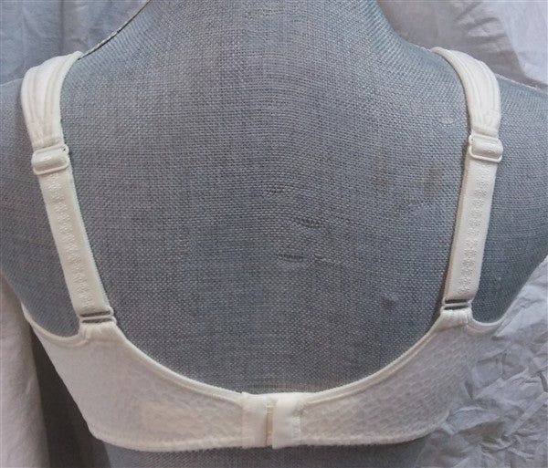 PO Amoena 34D Mona Soft Cup Mastectomy Bra 2568 Ivory 136618
