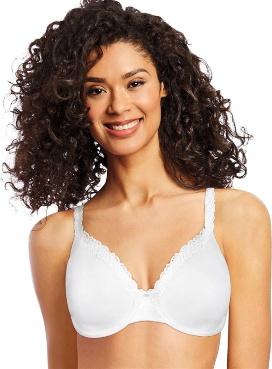 NWOt Bali 42DD Back Smoothing Seamless Bra 100E White 136629