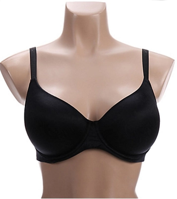 NWOT Wacoal 38D 853307 Inside Edit T-Shirt Bra Black 136657