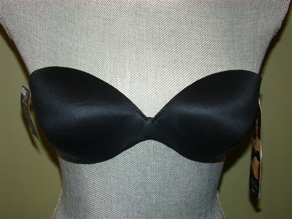 NWT Maidenform 36A Comfort Devotion Custom Lift Strapless Bra 9417 Black 136669