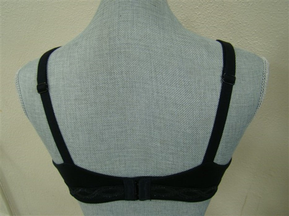 PO Warners 38B Cloud 9 Full-Coverage Wire-Free Contour Lift Bra 1869 BLK 136676