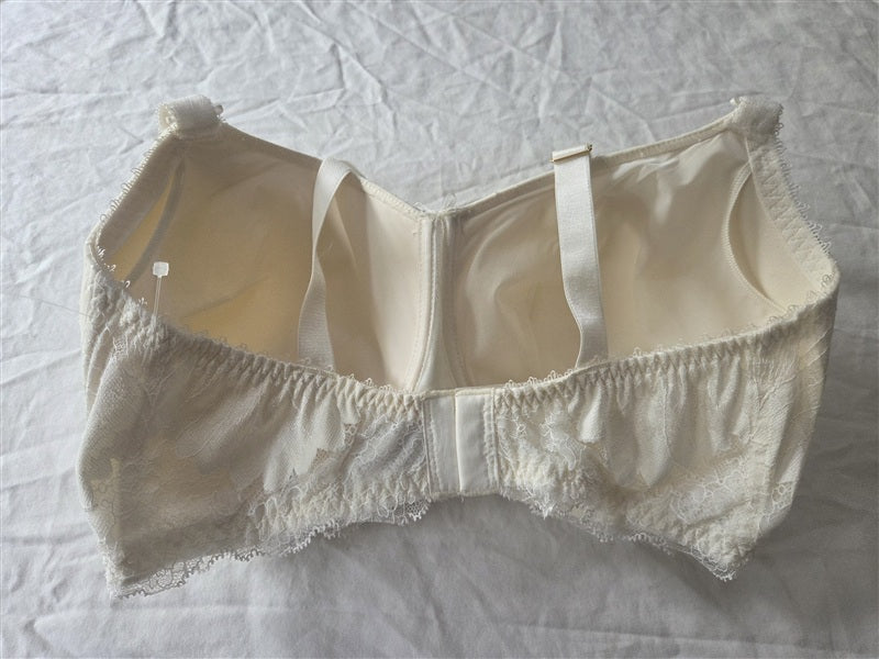NWOT Amoena 34D Aurelie Padded Wire-Free Post-Surgery Bra Ivory 136680