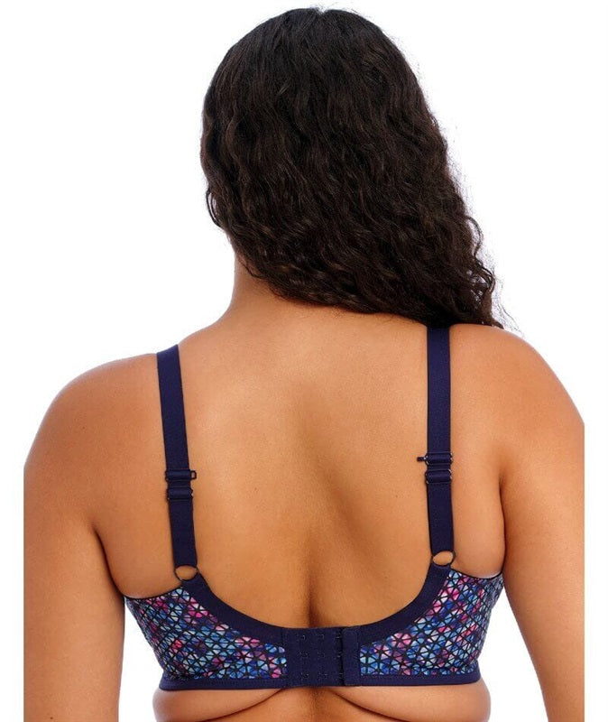 NWOT Elomi 40D USA Energise EL8042 Underwired Sports Bra Blue 136683