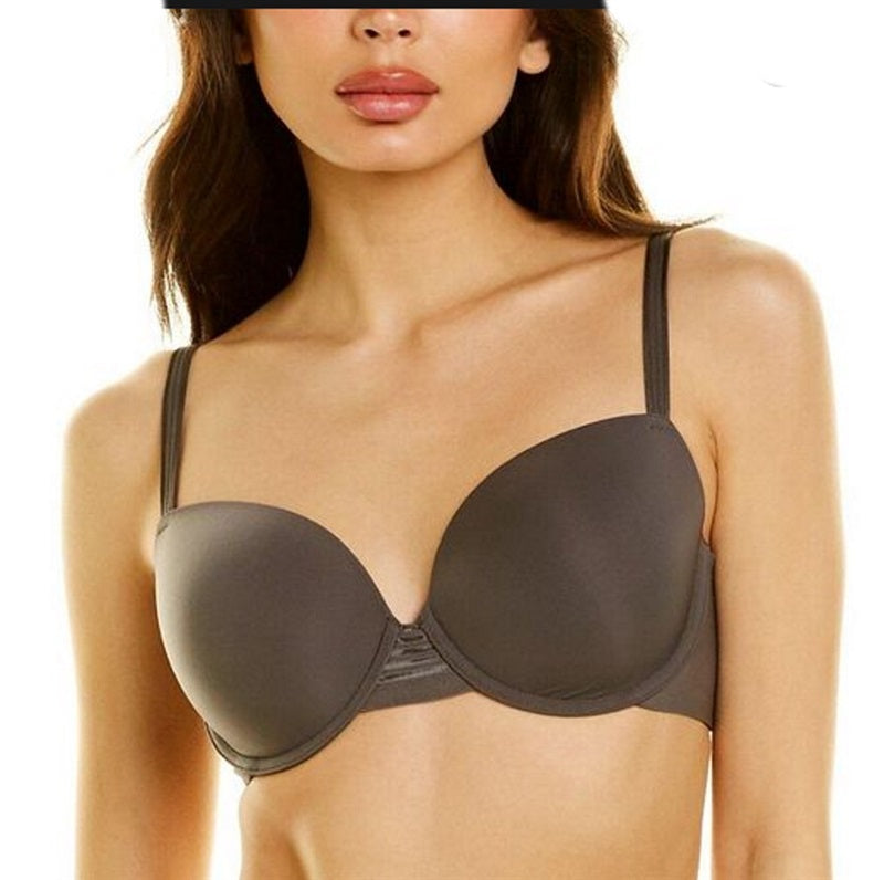 NWT Le Mystere 32DDD Second Skin Back Smoother 5221 Gray 136684