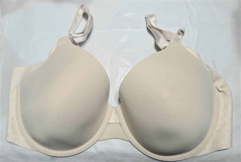 NWT Warner's 38D No Side Effects Underwire Contour RB5781A Beige #136685