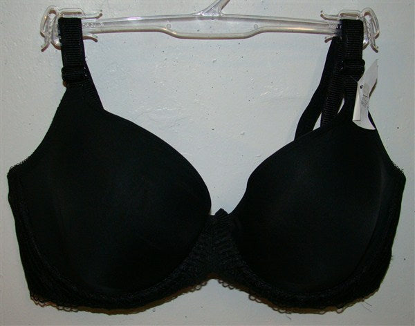 NWT Wacoal 30DDD La Femme T-Shirt Underwire Bra 853117 Black #136687