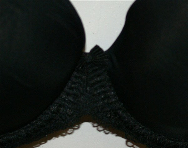 NWT Wacoal 30DDD La Femme T-Shirt Underwire Bra 853117 Black #136687