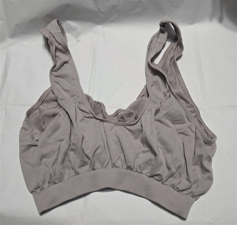NWT Bali Bra 2XL Comfort Revolution Microfiber Crop Top 103J Purple Taupe 136688