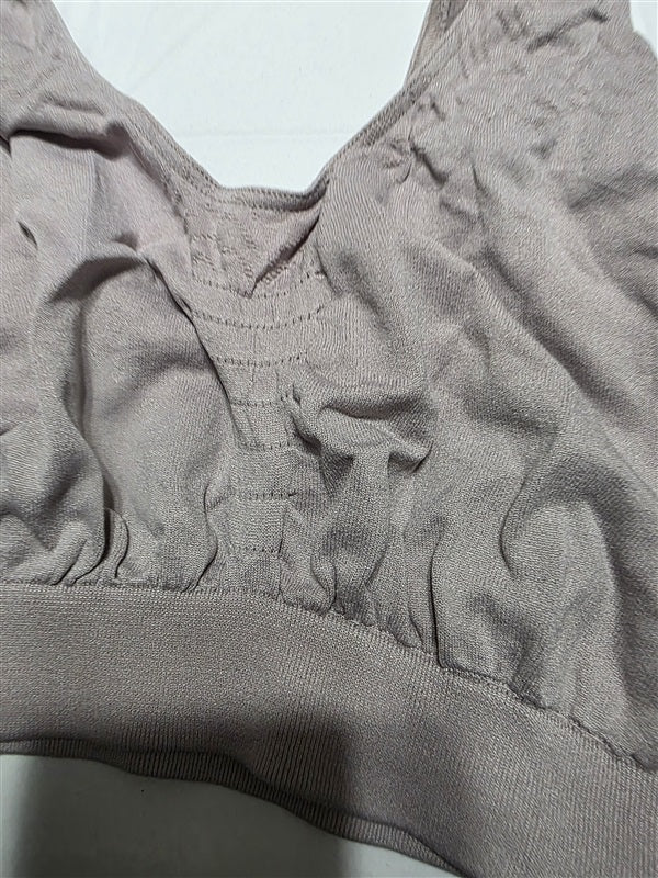 NWT Bali Bra 2XL Comfort Revolution Microfiber Crop Top 103J Purple Taupe 136688