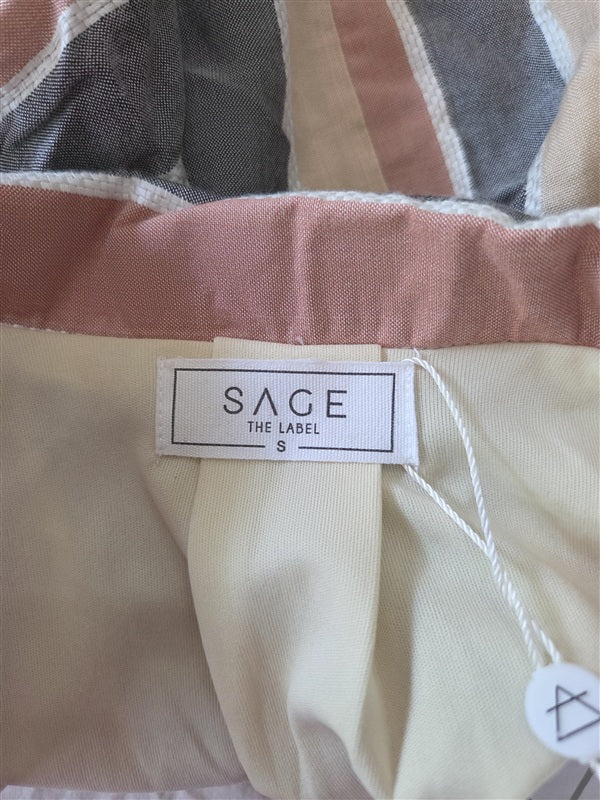 NWT Anthropologie Sage the Label S Stripe Jacket Blazer 136713