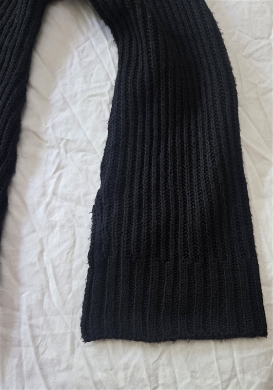 NWT Anthropologie J.O.A. XS Turtle Neck Cold Shoulder Sweater Black 136726