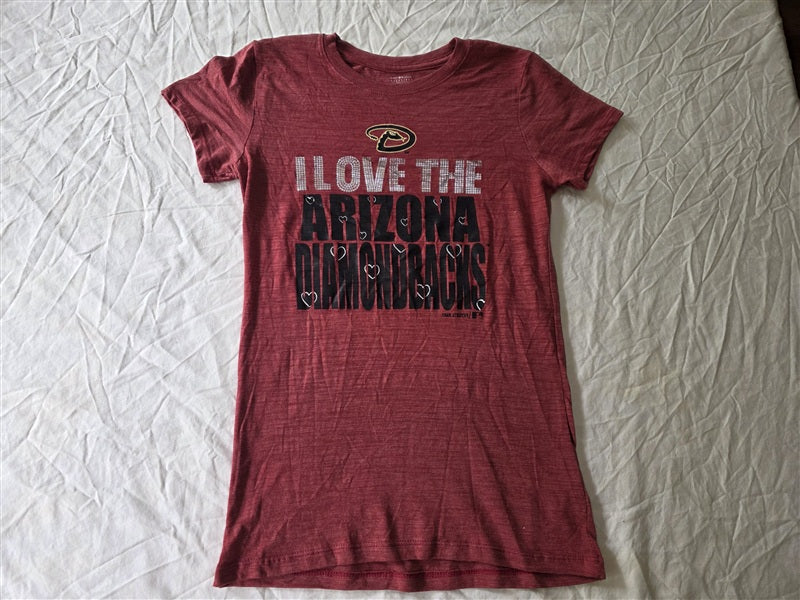 NWOT Team Athletics L 14 Girls Love The Arizona Diamondback T Shirt 136739