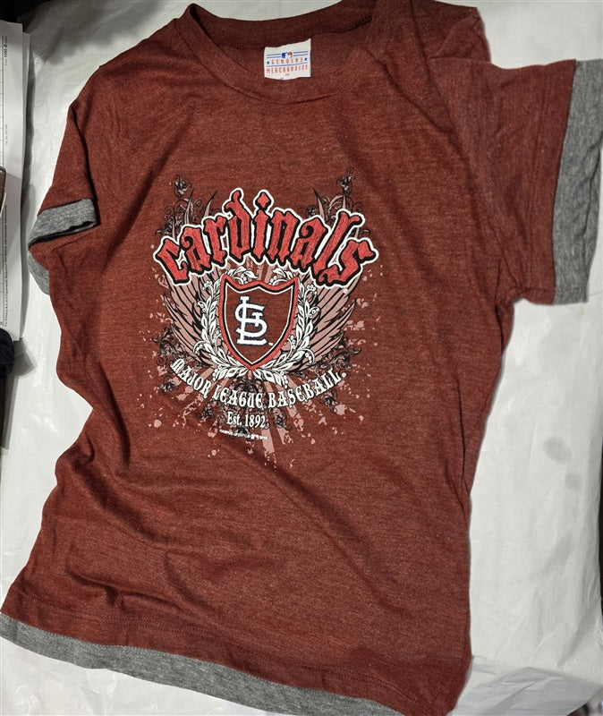 NWOT Campus Lifestyle L MLB Texas Rangers Crest Baseball T Shirt 136740