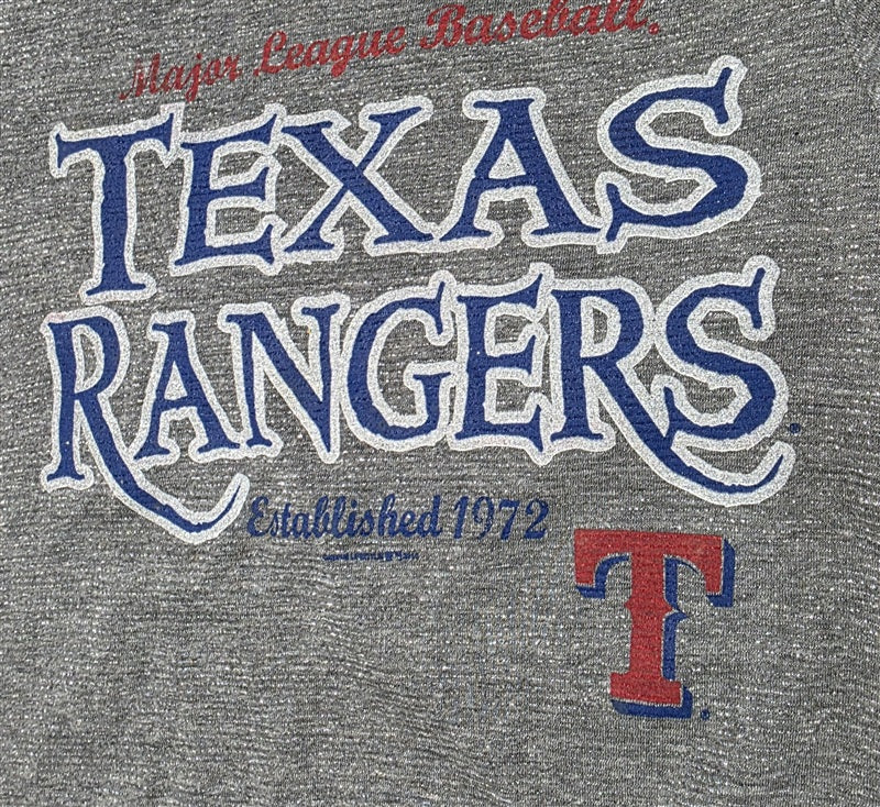 NWOT Campus Lifestyle M MLB Texas Rangers Women Baseball T Shirt 136746