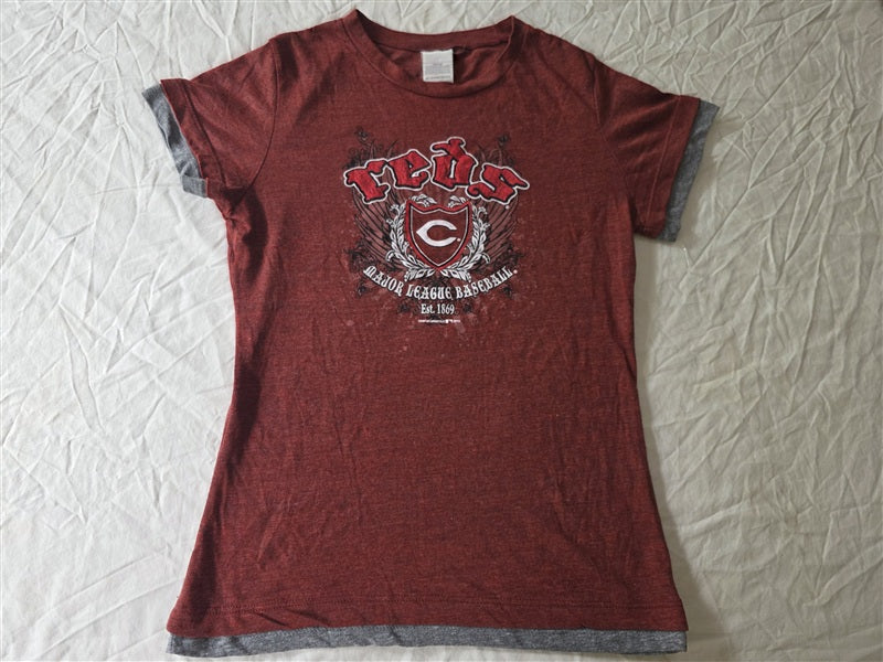 NWOT Campus Lifestyle XL MLB Cincinnati Reds Crest Baseball T Shirt 136753
